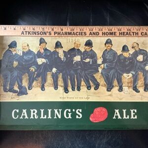 Carling's Red Cap Ale Vintage Sign, Vintage